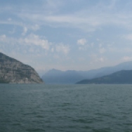 Italy Trip 2008, boat ride from Iseo to Monte Isola, Lago d'Iseo, Italy Date: Saturday July 12, 2008